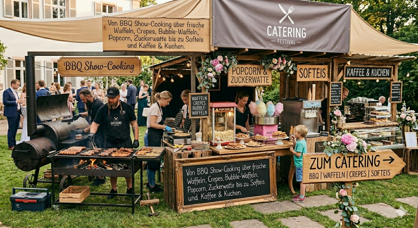 BBQ-Catering vom Eventdienstleister DJ Hanseatic