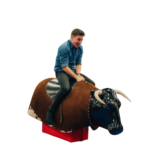Mechanischer Bulle (Bull Riding) auf einer Veranstaltung