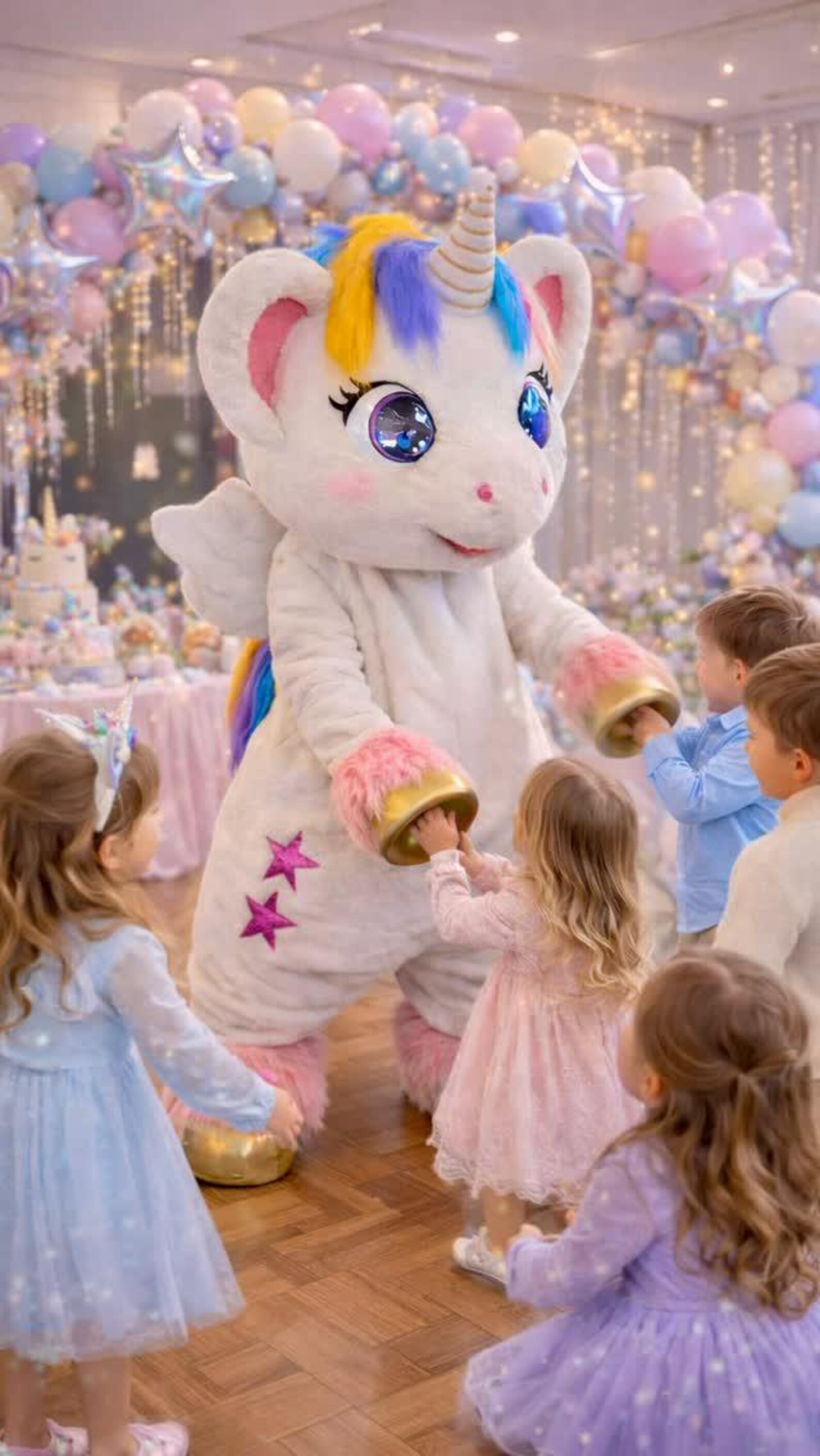 Einhorn-Figur für Kinderfeste