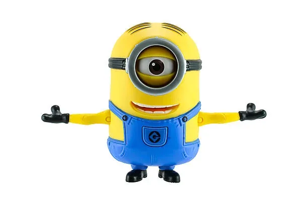 Minion-Charakter als Walk-Act für Kindergeburtstage, Sommerfeste und Familien-Events. Beliebte Figur für unvergessliche Kinder-Momente in Lübeck und Hamburg.