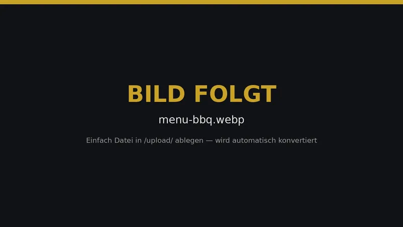 BBQ-Menü mit gegrillten Spezialitäten vom Le Flux Events Grill-Catering für Firmenfeiern und Privatfeste in Norddeutschland.