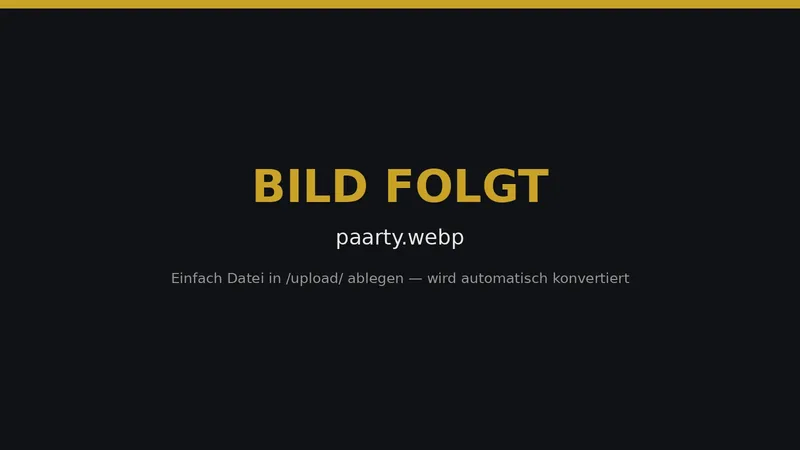 Ausgelassene Party-Atmosphäre mit lila Beleuchtung, DJ-Setup und tanzenden Gästen — ein typisches DJ Hanseatic Event in Norddeutschland.